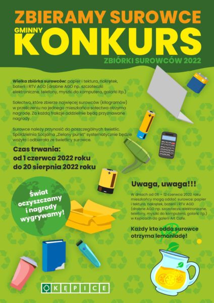 Konkurs sołectw kto zbierze więcej....